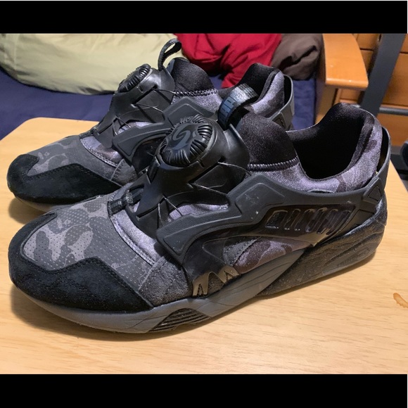 Puma X Bape Disc Blaze Camo Black - Picture 1 of 8